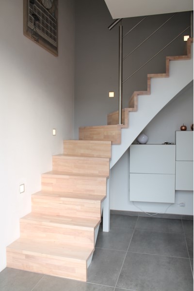 escalier en bois